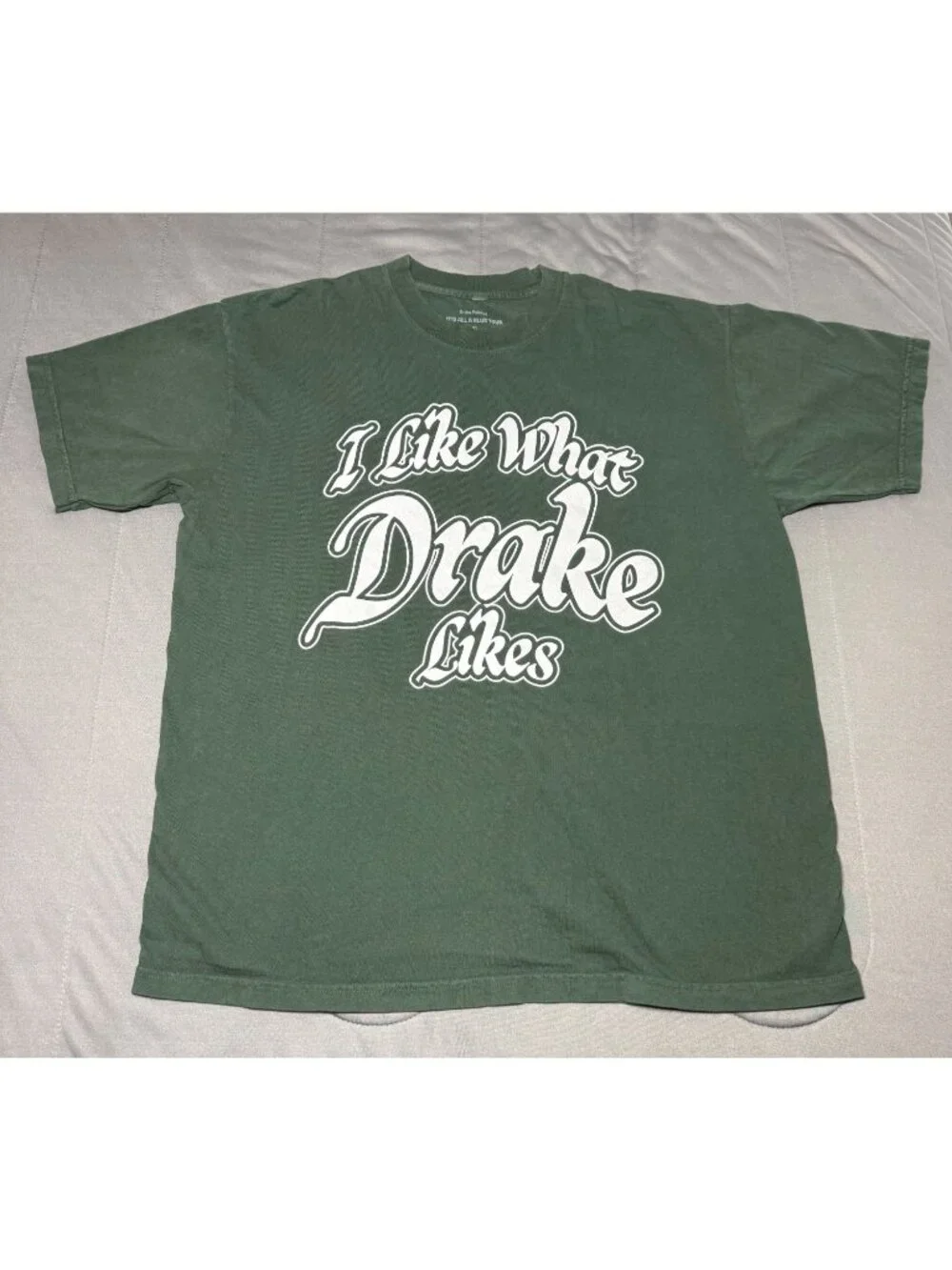 Drake Related Its All A Blur Tour T-Shirt XL Green Cotton Graphic Tee 2023